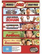 Paul Blart Mall Coop/Zohan/Talladega Nights/The Animal/The Bench warmers dvd