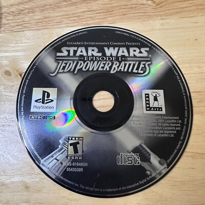 Star Wars: Episode 1: Jedi Power Battles (PlayStation PS1) - DISC ONLY - A602