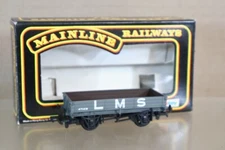 MAINLINE 37419 LMS GREY 3 PLANK OPEN GOODS WAGON 471419 MINT BOXED oi