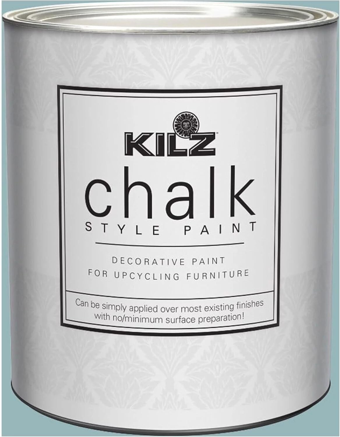 Kilz Chalk Style Paint Decorative Upcycling Furniture Ultra-Matte White 1 quart
