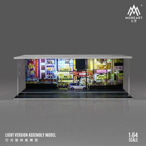 1/64 Diorama Car Garage Model LED Lighting Repair Workshop Scene Display Model - Picture 36 of 60