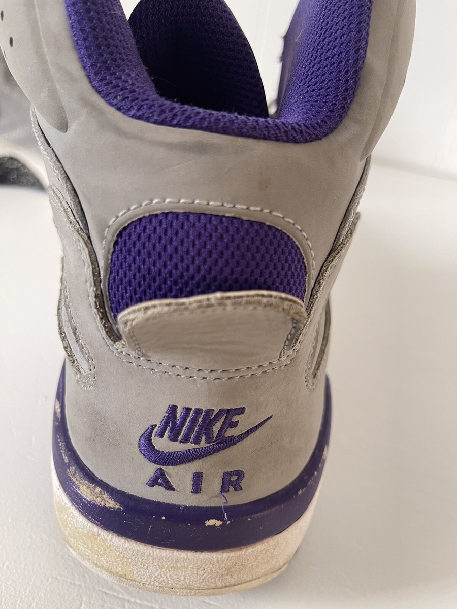 Nike Air Force 180 Mid Wolf Grey Purple Size 10.5 Sneakers  display picture 3