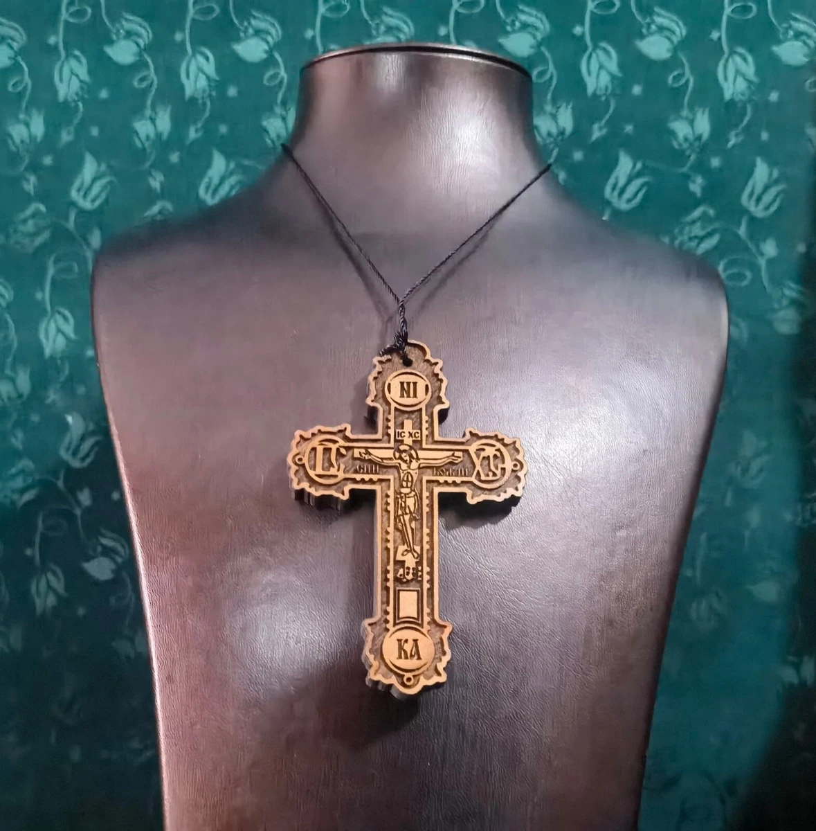 Wooden Cross Pendant