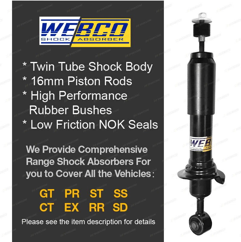 Lowered Rear Sports Shocks for HSV Clubsport GTS Maloo Senator W247 VE VF Grange - image 3 of 4