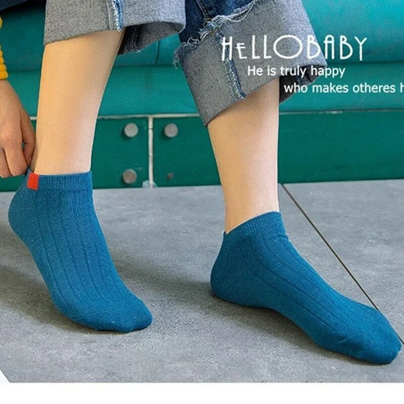 Классические хлопковые мягкие полосатые носки женские - 10 пар - Изображение 3 из 4