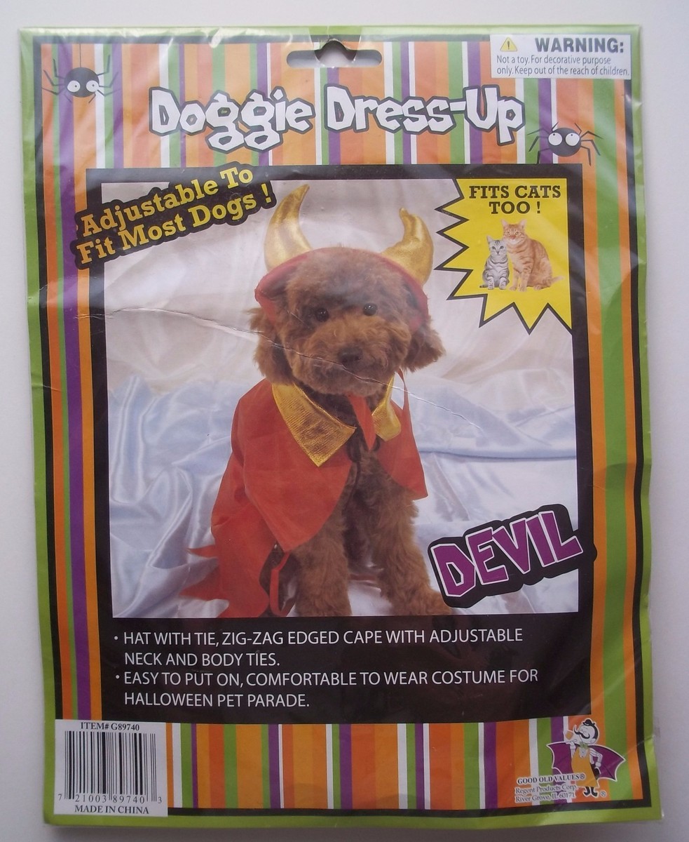 Reversible Pet Cloak Red Black Halloween Dog Vampire Costume - Devil ...