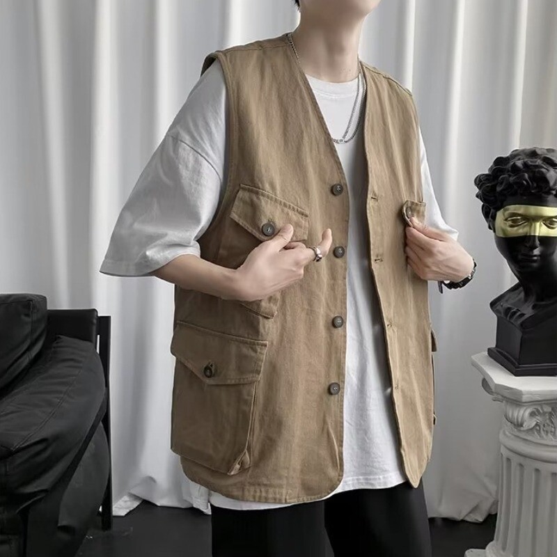 トップス ~2000's \" GAP \" multi-pocket nylon vest Gap 2000s Vintage Utility Tactical Multi-pocket Nylon Vest