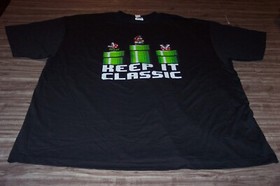 VINTAGE STYLE SUPER MARIO BROS.  NES Nintendo T-Shirt Big and Tall 4XL 1980's