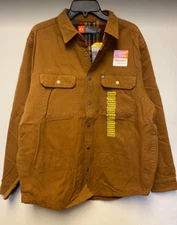AMERICAN OUTDOORSMAN MENS FLEECE LINED SHIRT, COPPER *CHOOSE SIZE