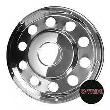 2 x 22.5" Volvo Rear wheel trims hub caps covers stainless steel