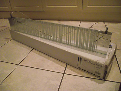 Dar Lighting Cul502 Flachglas Barcode Design Modern Low Energy Light