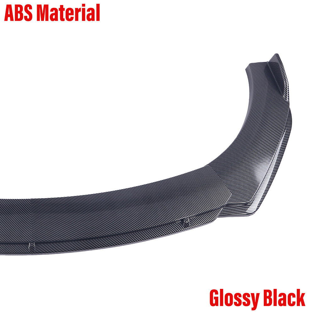 For Maserati Ghibli Carbon Style Front Bumper Chin Lip Splitter Spoiler Body Kit