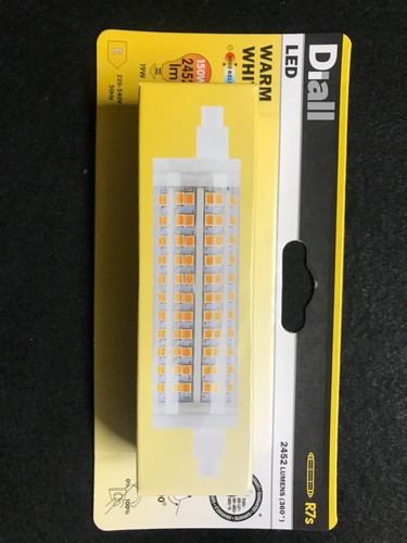 R7s LED bulb 2542lm /150w (118mm x 28mm) FLOODLIGHT HALOGEN REPLACEMENT BULB