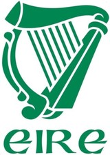 Irish harp eire ireland gaelic vinyl car bonnet van side sticker wall art