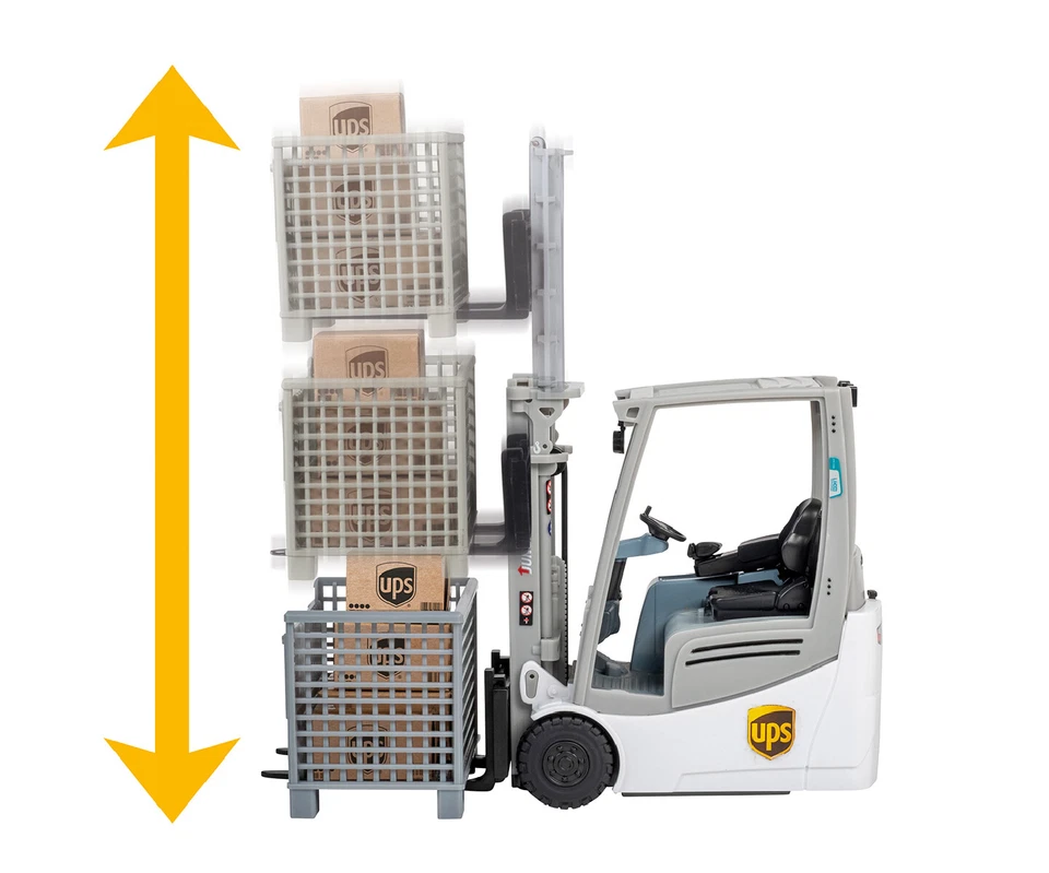 Happy People Ferngesteuerter Gabelstapler UPS Jungheinrich EFG 216 K Li-Ion 1:16 - Bild 4 von 4