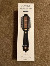 Plavogue one step hair dryer white gold (black handle) Dual Voltage