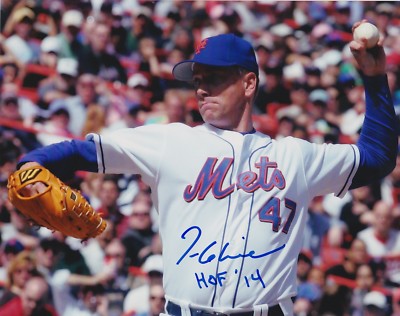 トムグラビン　ニューヨークメッツ TOM GLAVINE NEW YORK METS HOF 2014 ACTION SIGNED 8x10 | eBay