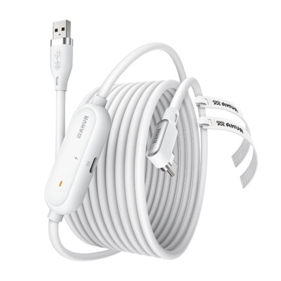 USB Link Cable Charging for Quest 3S/3/2/Pro/PICO4/PICO4 Ultra For PC/Steam VR