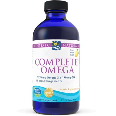 Nordic Naturals, Complete Omega, 1270mg Omega-3 plus 170mg GLA, Zitrone, 8 fl oz