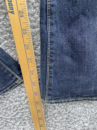 Simply Vera Wang Mid Rise Dark Wash Blue Denim Flare Jeans Womens Size 10 - Picture 5 of 9