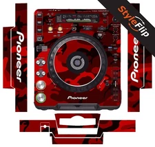 Pioneer CDJ-1000 MK3 | Red Camo | Protective Decal | StyleFlip Skins