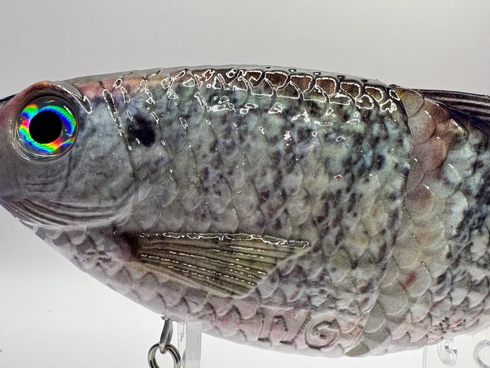 TYG глушитель краппи скольжения приманка плавучие на заказ 7 дюймов 2 скольжения приманки новый KGB - Изображение 3 из 4