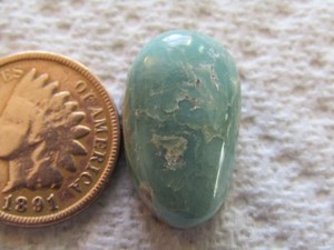 Broken Arrow Variscite Cabochon 16 carat Natural Green Cab Nevada 