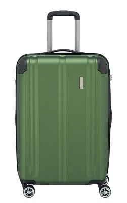 travelite City 4W Trolley Expandable M Trolley Green grün Neu - Bild 1 von 4