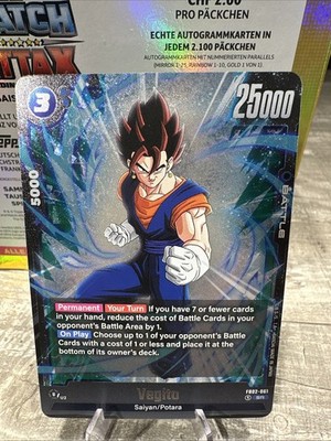 Dragonball Super Vegito FB02-061 SR Holo Fusion World Blazing Aura Eng NM