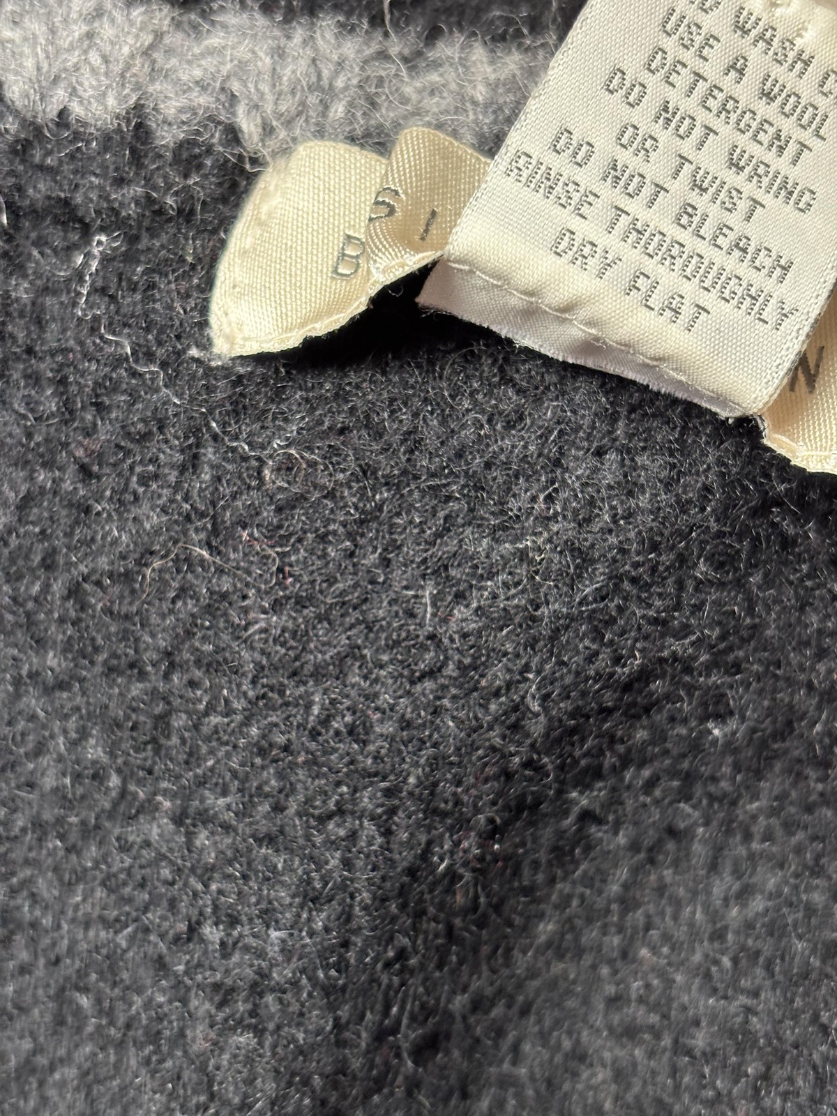 Basic Elements Sweater Mens Large 100% Wool Shetl… - image 5