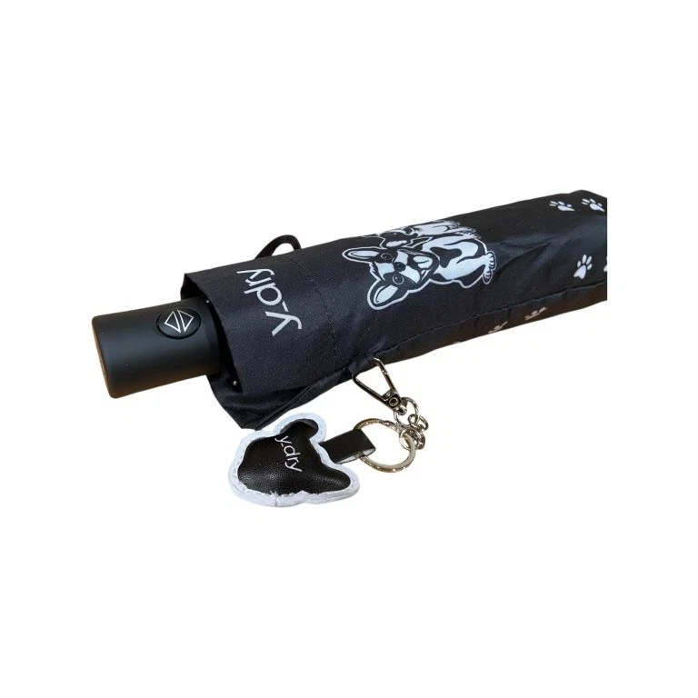 Ombrello Automatico Pieghevole Impermeabile 9 Costole - Compatto Da Viaggio Con Custodia, Leggero Uomo/Donna