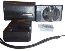 Canon PowerShot SX620 HS 20.2MP 25x Zoom Wi-Fi Black w/ Battery Charger Tested