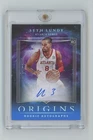 2023-24 Panini Origins Rookie Autographs Blue Seth Lundy Rookie Auto 31/49