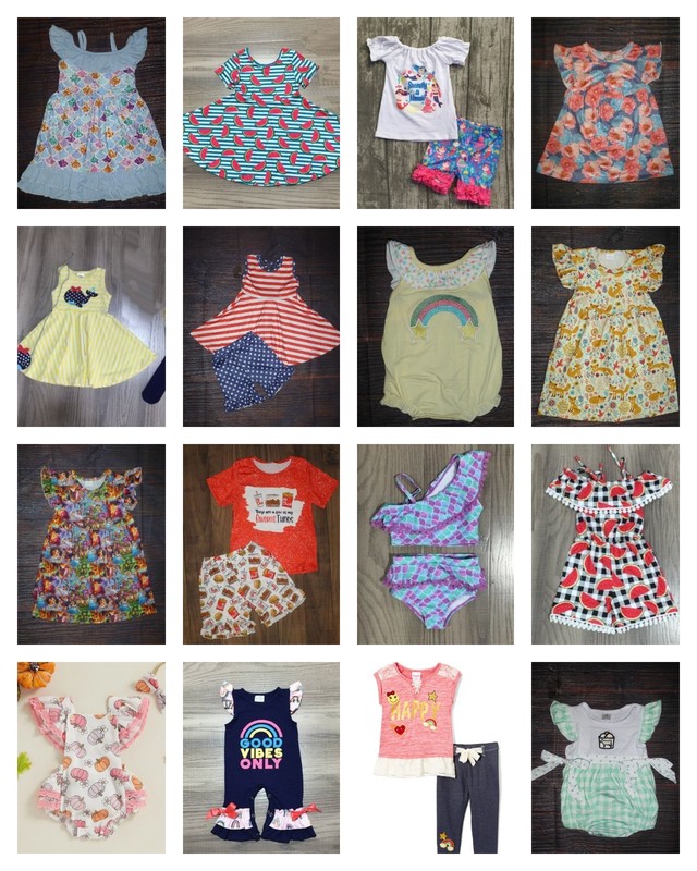 NEW Baby Toddler Girls Spring Summer Clothes Lot 18-24 M 2T Boutique Wholesale