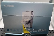 Canon PowerShot Digital ELPH SD600 6.0MP Camera W/ Charger & SD Card