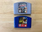 Lot of 2 Nintendo 64 N64 Wrestling Games - WCW/NWO Revenge & Backstage Assault