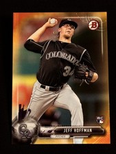 2017 Bowman ORANGE BORDER ROOKIE Jeff Hoffman 04/25