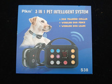 Plkm Wireless Dog Fence Indoor Outdoor Wireless Fence Dog Training Collar 3in1