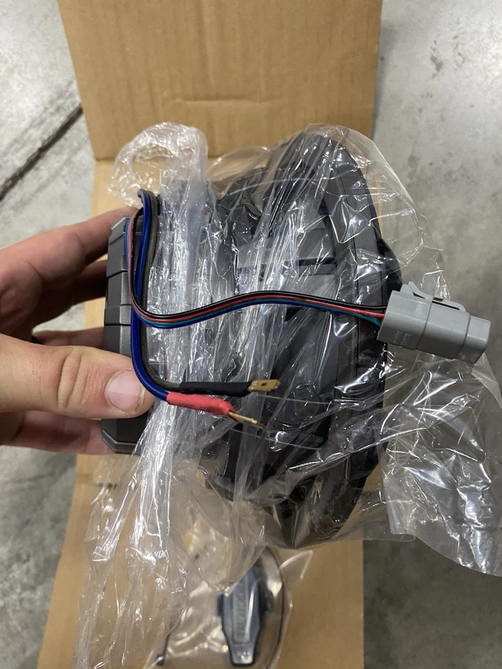 Kicker 45KM84L 8" Full Range Marine Boat Speakers Pair with RGB LED Lighting - Image 3 of 3