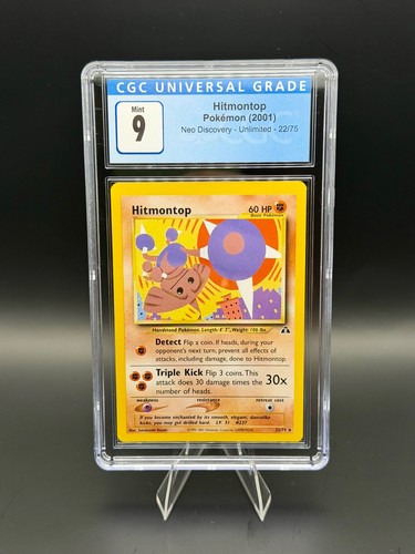 Hitmontop (Unlimited) graded CGC 9 for sale on eBay