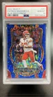 2022 Panini Select Patrick Mahomes II Blue Disco Prizm Club #/25 Chiefs PSA 10