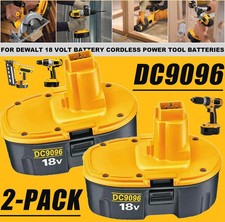 2 PACK 18V For Dewalt 18 VOLT XRP DC9096 DC9098 NiMh Battery DC9099 NEW 2-PACK