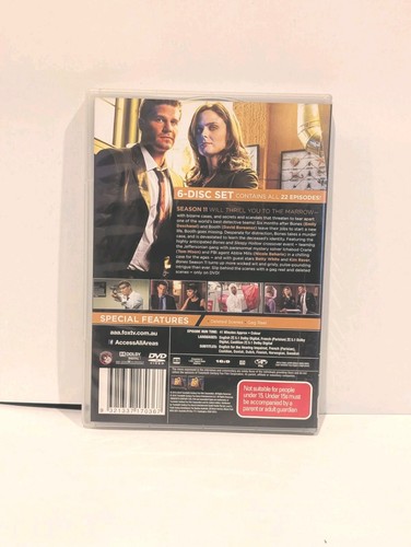 Bones Season 11 DVD - Death & Disappearance Edition Eleventh Series Region 4 - Bild 2 von 5