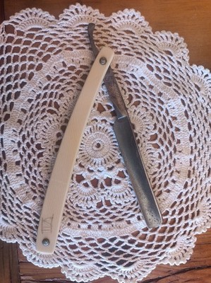 Vintage Salamander ''Our Wedge'' straight razor Solingen Handmade Portland Cutlery