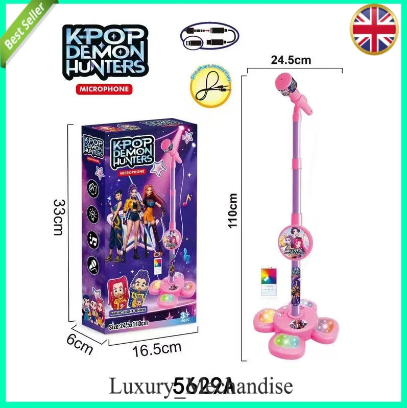 Stand Up Microphone Kids Child Microphone KPOP Demon Hunters Music