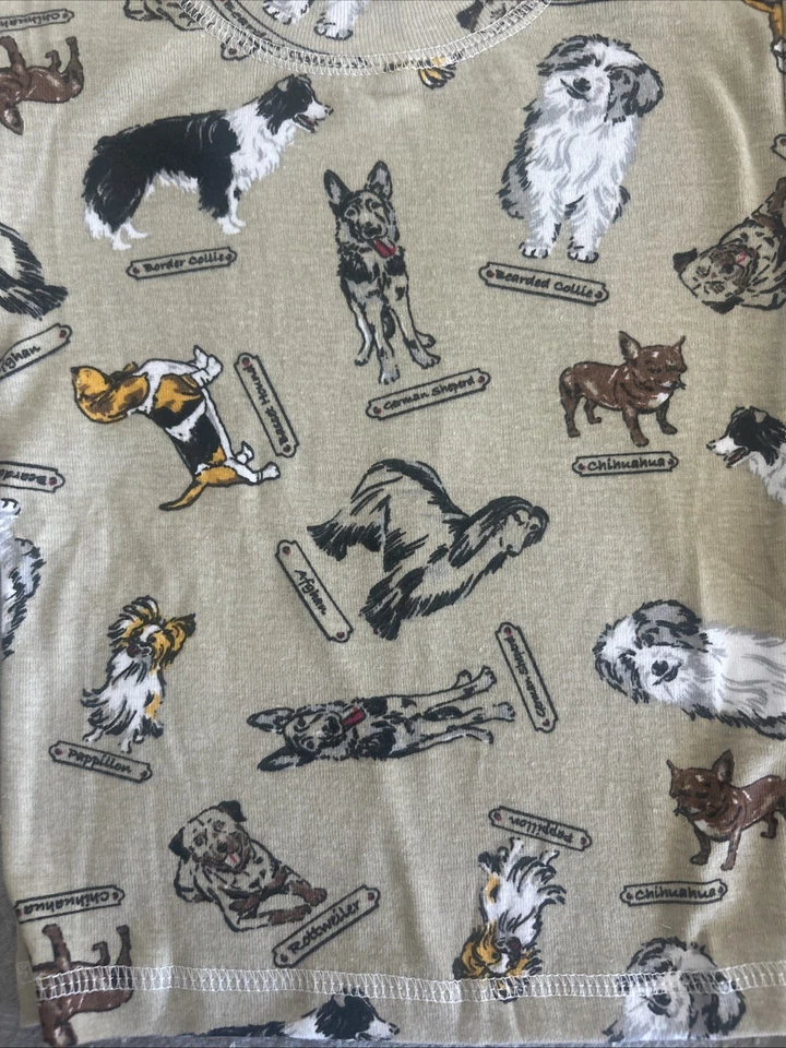 Conjunto de pijama para niños en casa con razas de perro talla 4T unisex nuevo con etiquetas Foto 4 de 4