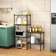 5 Tier Shelves Adjustable Heavy Duty Storage Shelving Steel Organizer Rack 59"