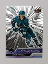 2023-24 Upper Deck Series 1 - Young Guns Henry Thrun #236 Outburst Silver (RC)