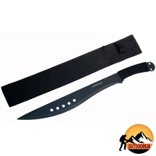 20.5" Tactical Black SURVIVAL COMBAT Full Tang JUNGLE Hunting MACHETE w/ Sheath