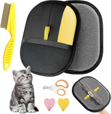  2025 New Pet Glove Cat Grooming Gloves Cat Hair Remover Pet Dog Hair Remover HO